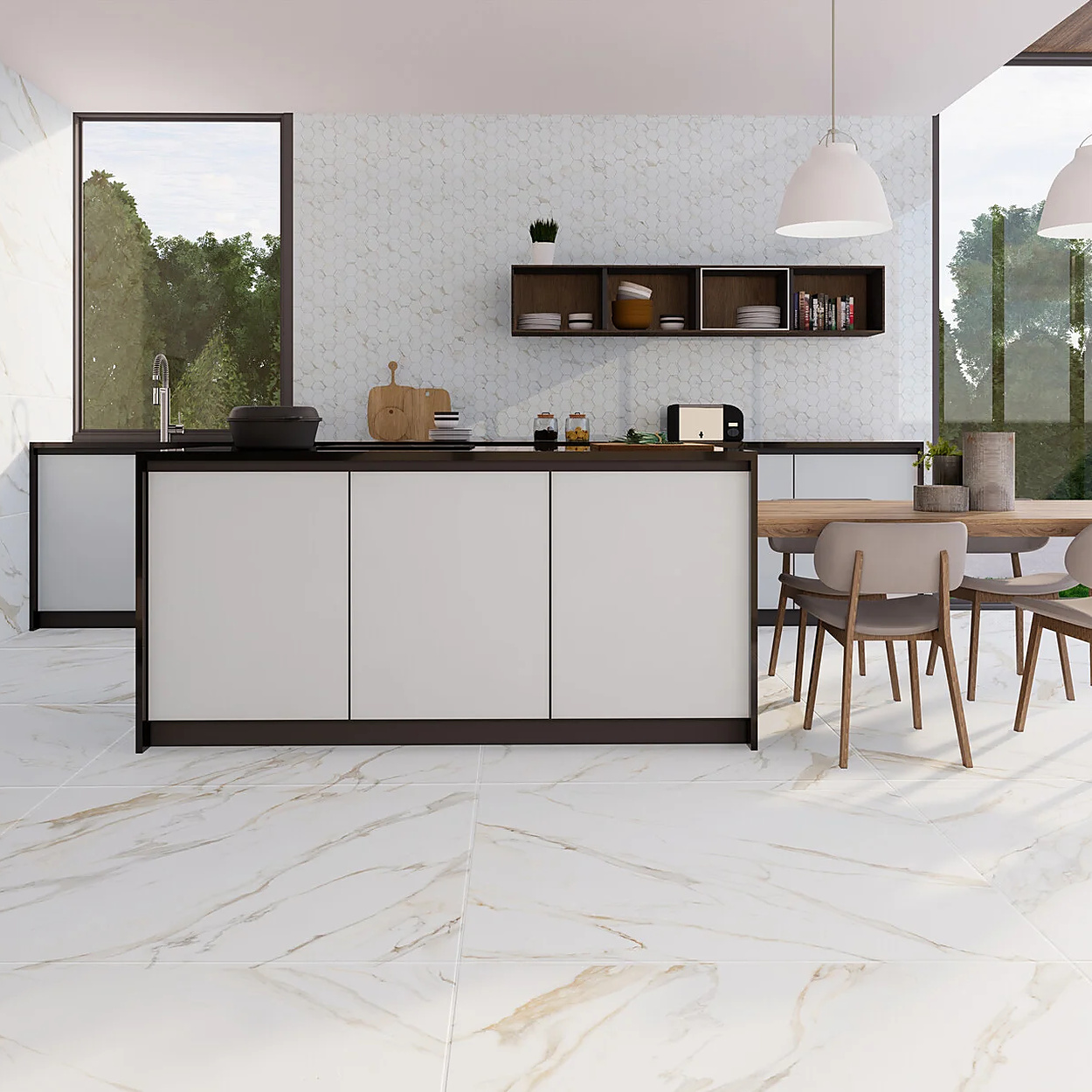 BMS Budget Line Dorian Gold Mat Tegel 60x60 cm